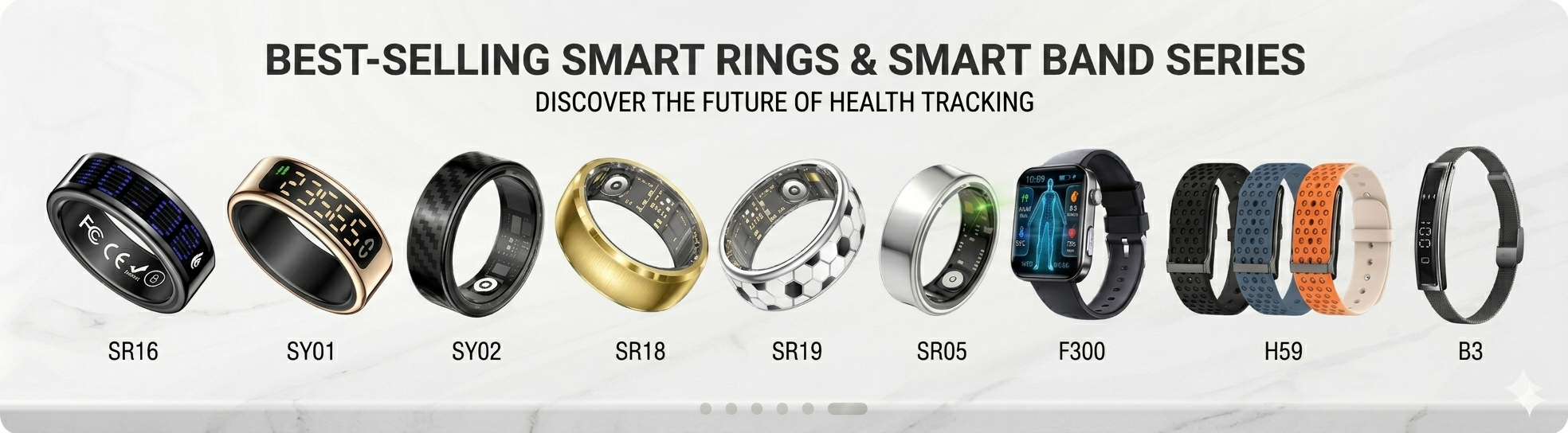 Smart Wearables Factory Smart Rings & Fitness Bands OEM