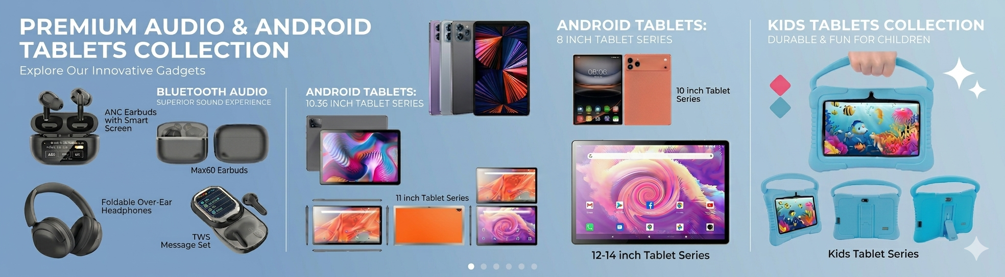 Audio & Tablets Factory Earbuds & Android Tablets OEM